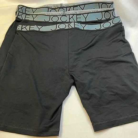 Men's ActiveMicro Midway Boxer Briefs Underwear Black in SIZE LARGE - 3 PAIRS - Picture 3 of 9